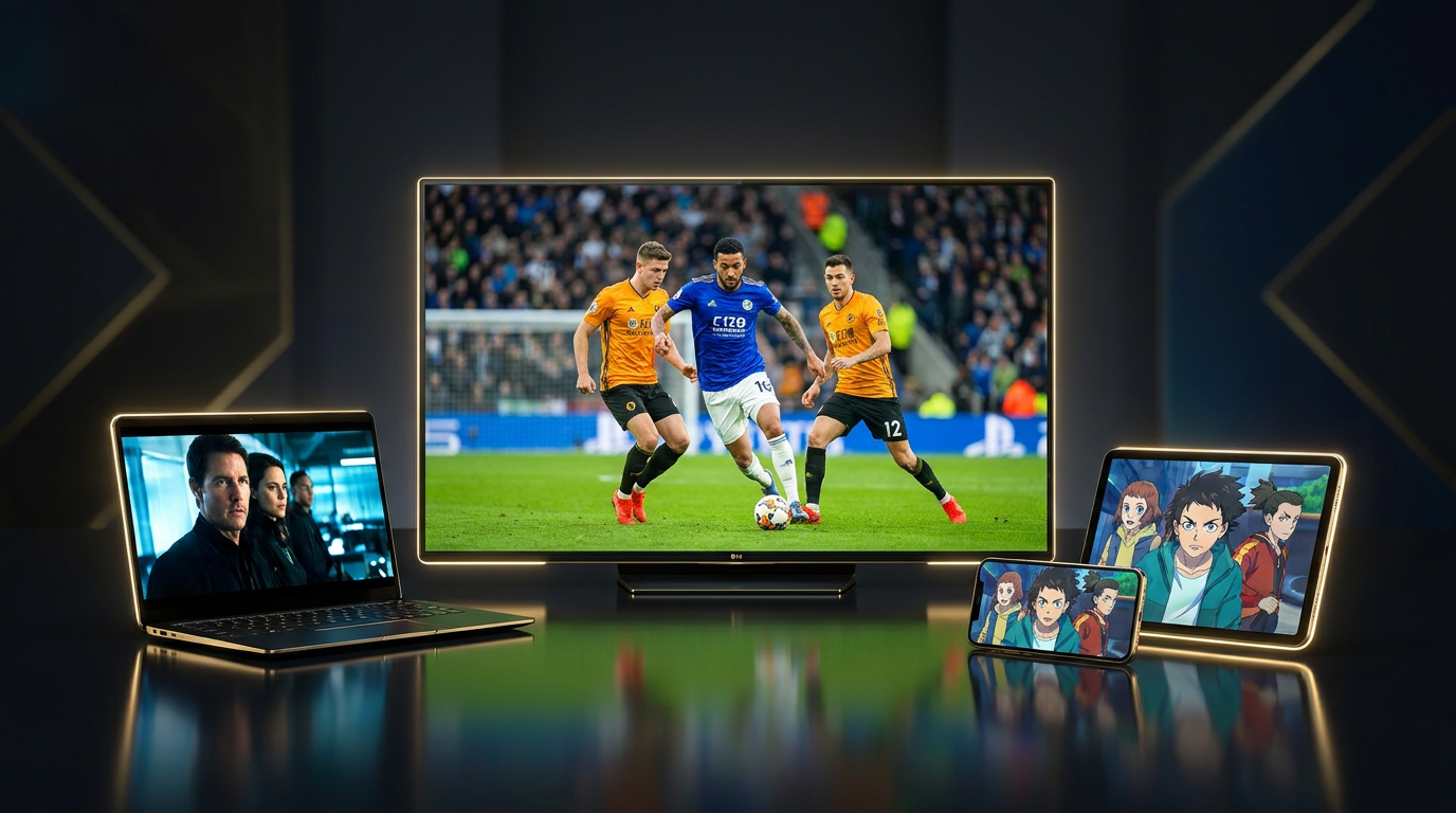 Streaming across TV, laptop, tablet and phone